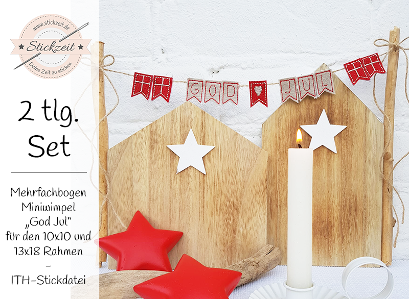 ITH - Wimpelkette "god jul"